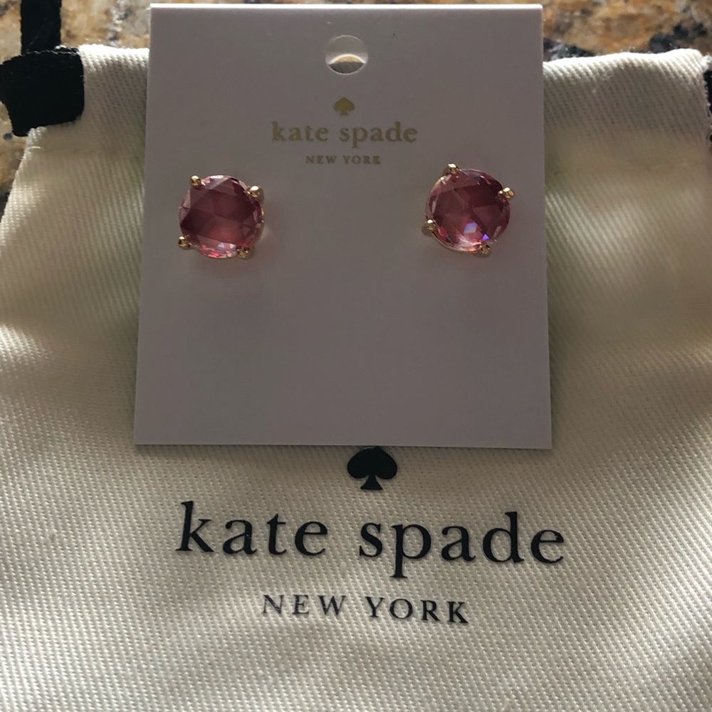 Kate Spade Red Gumdrop Earrings